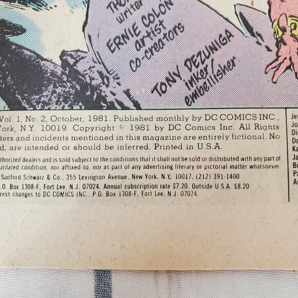 2/$25 Vintage  DC Comic Arak Son of Thunder 1981 - Picture 7 of 12